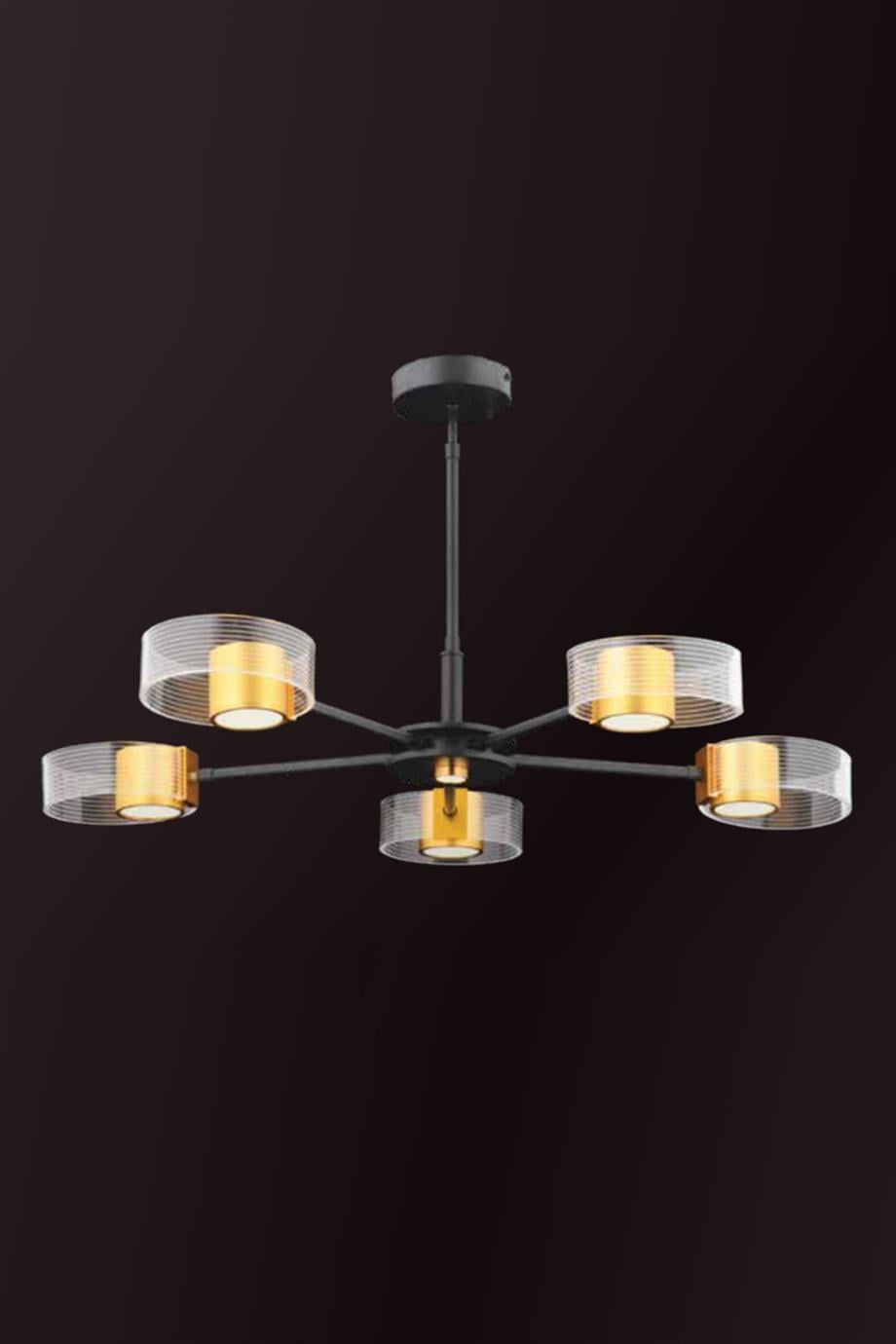 Avizeler  5W Gold Sarkıt Led Avize 