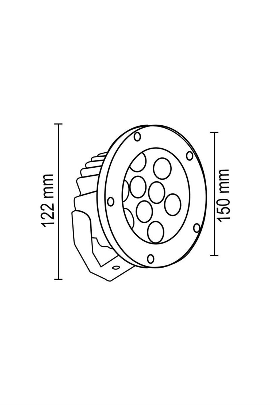 Bahçe Aydınlatmaları  Bahçe Aydınlatma Armatürü 9Watt