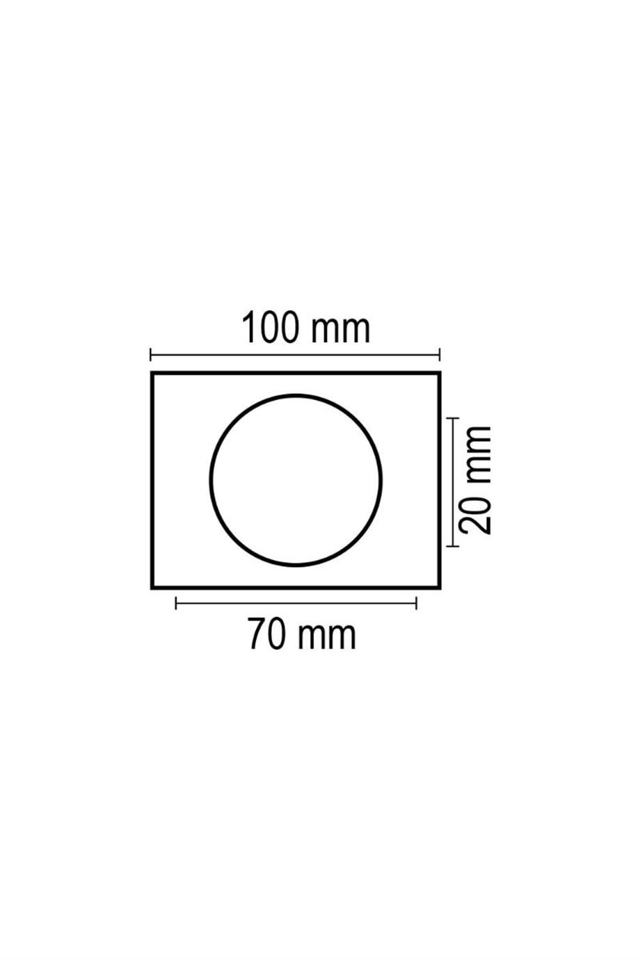Cam Spotlar  Bükreş 5 Watt Dekoratif Cam Spot