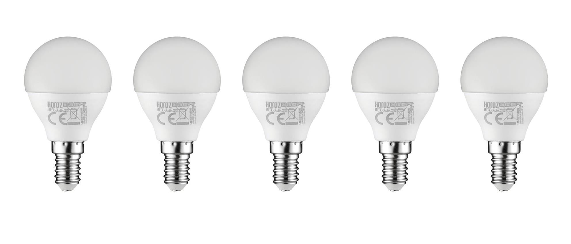 Led Ampuller  ELİT 6 (E 14) - 6W LED AMPUL-5Lİ