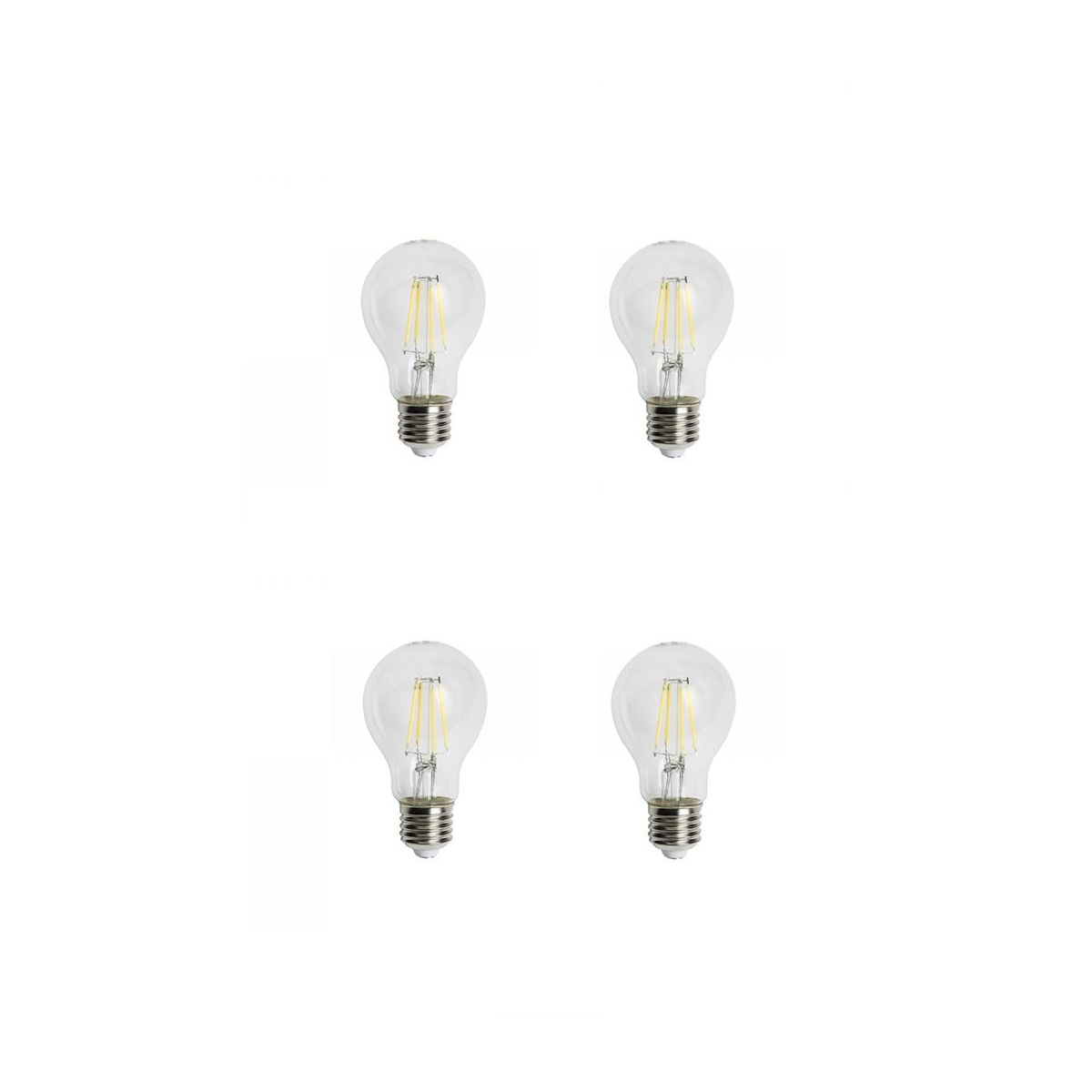 Ampuller  Heka Led Filament Rustik Ampul 6W Gün Işığı - 4 Adet