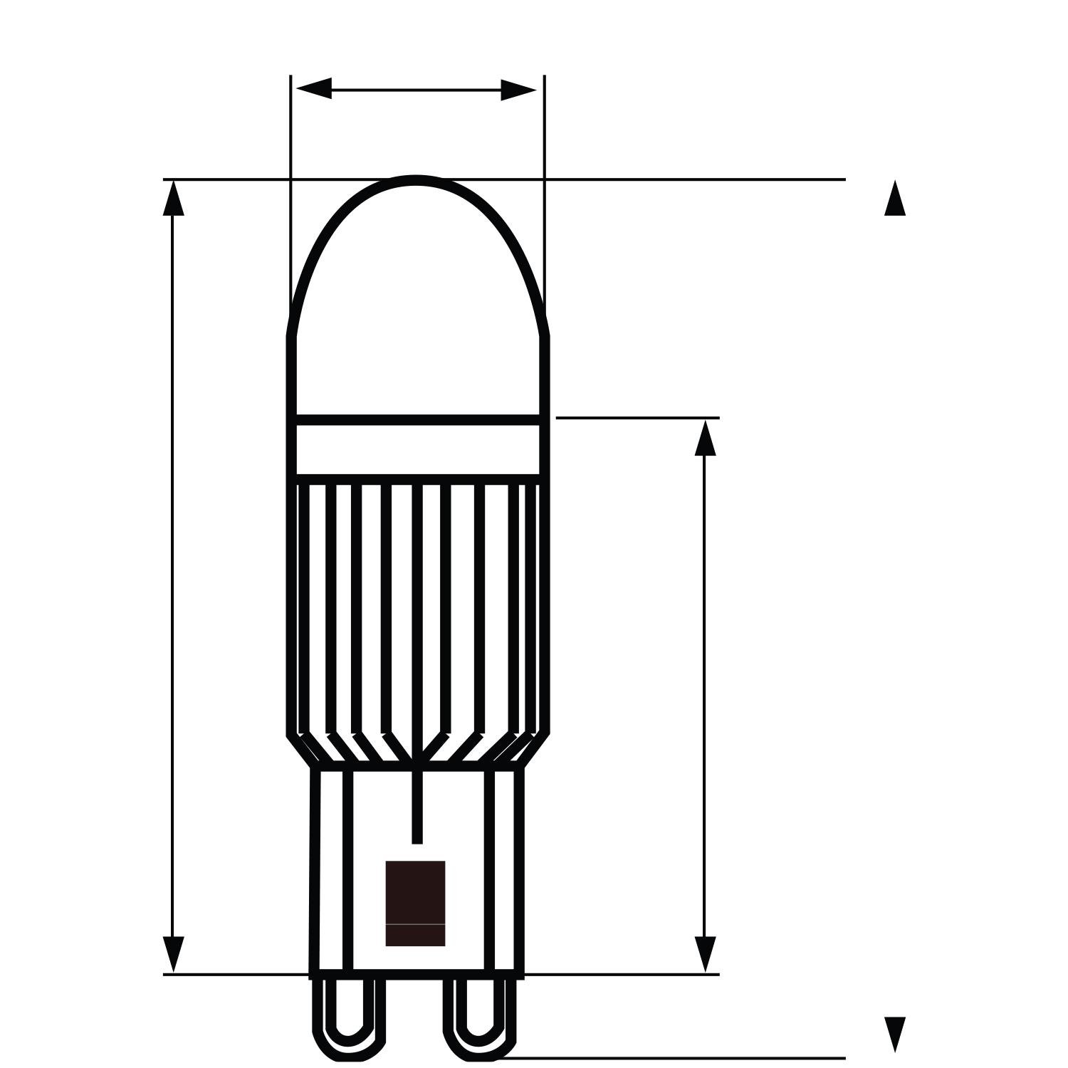 Led Ampuller  Horoz NANO Dimli Led Kapsül 3 - ADET