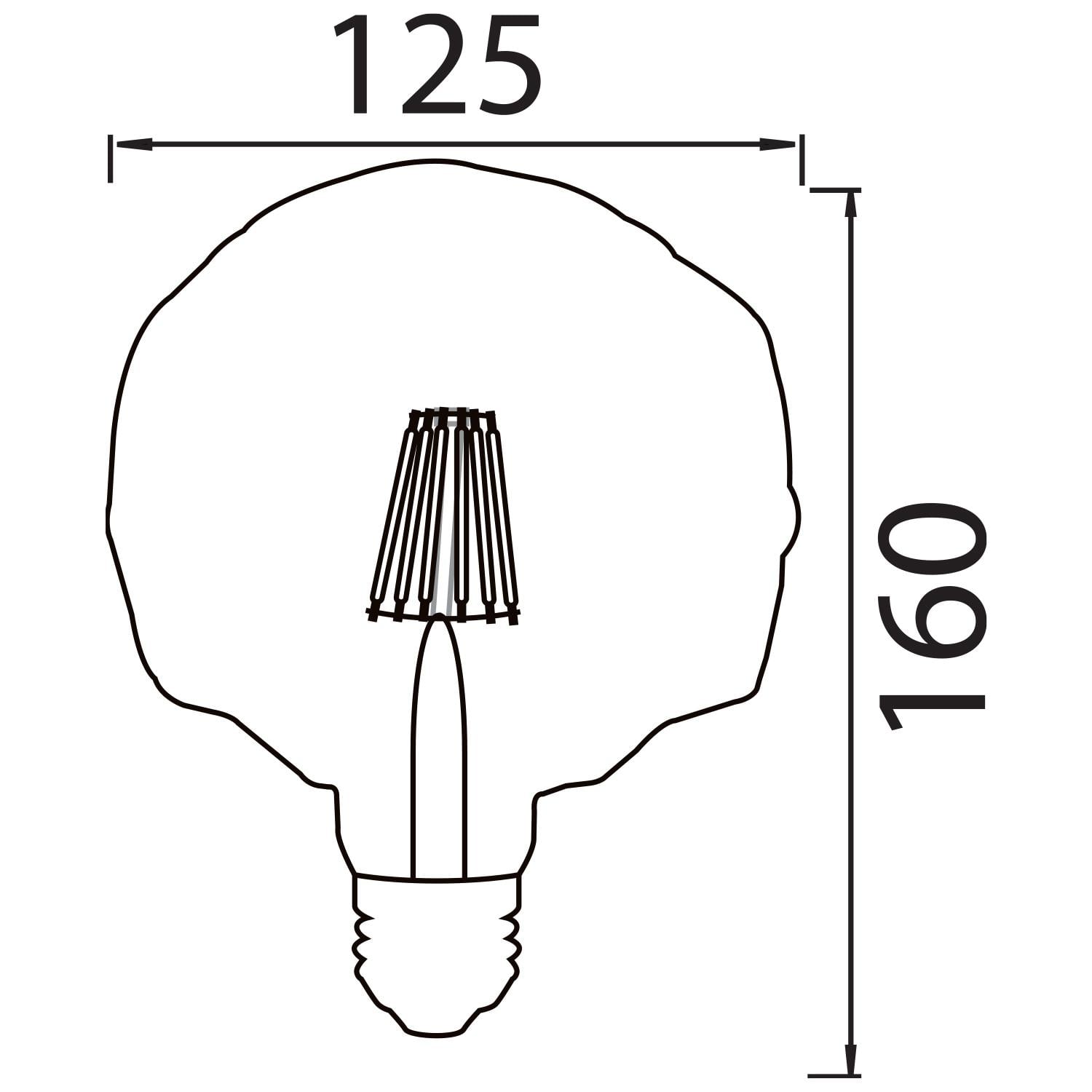 Ampuller  Horoz Rustic Crystal Led Filament Ampul