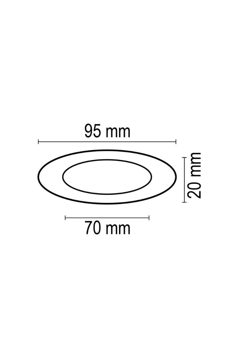 Cam Spotlar  Moskova 5 Watt Dekoratif Cam Spot 