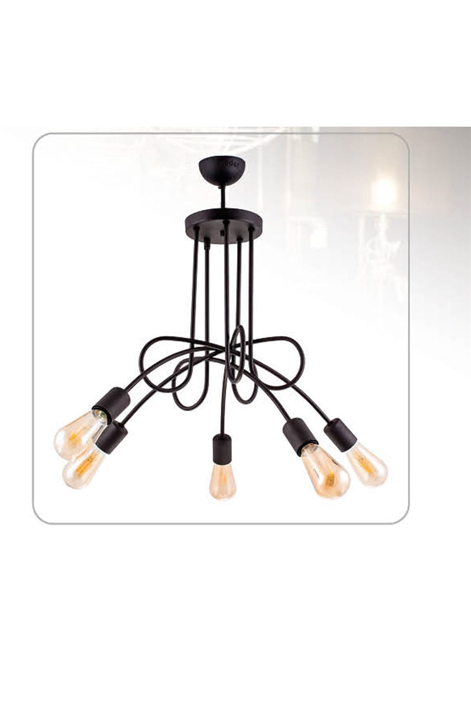 10484-5 Blk Avize