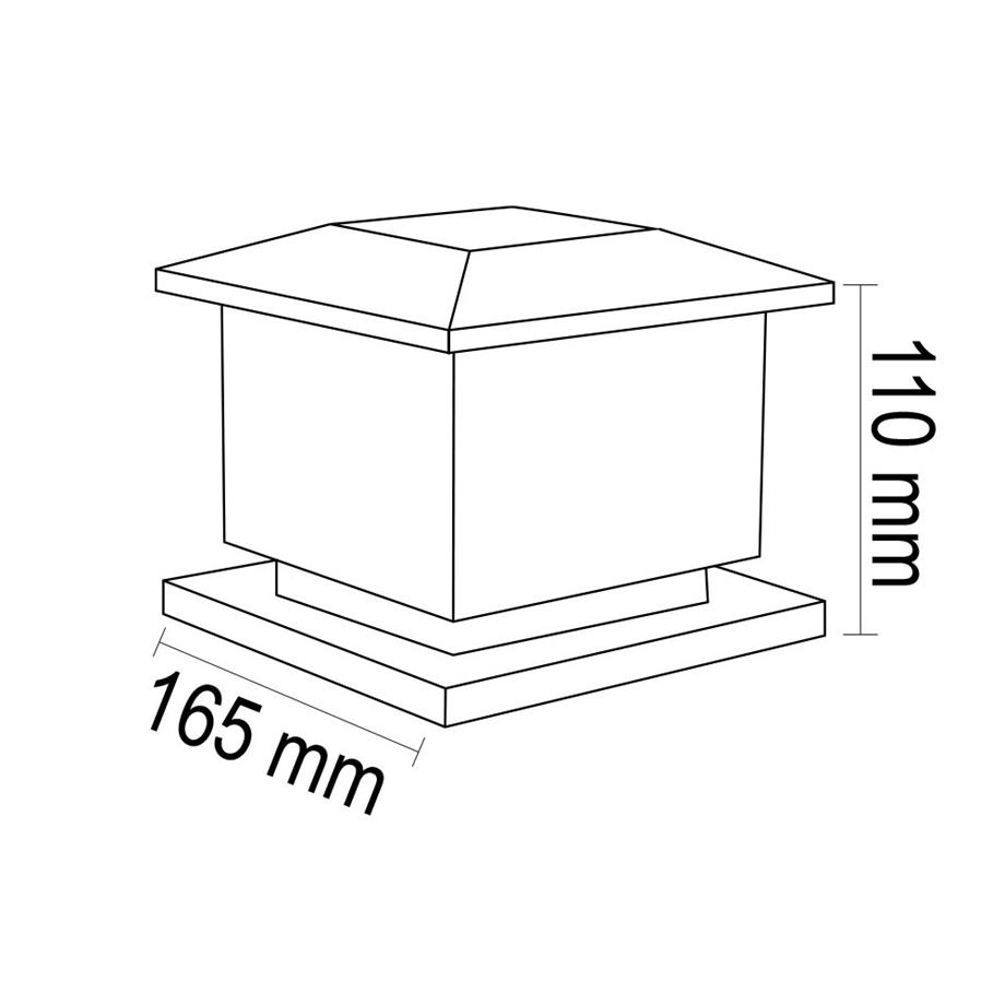 Solar Ürünler 10W Solar Dekoratif Set Üstü Armatür 10W Solar Dekoratif Set Üstü Armatür