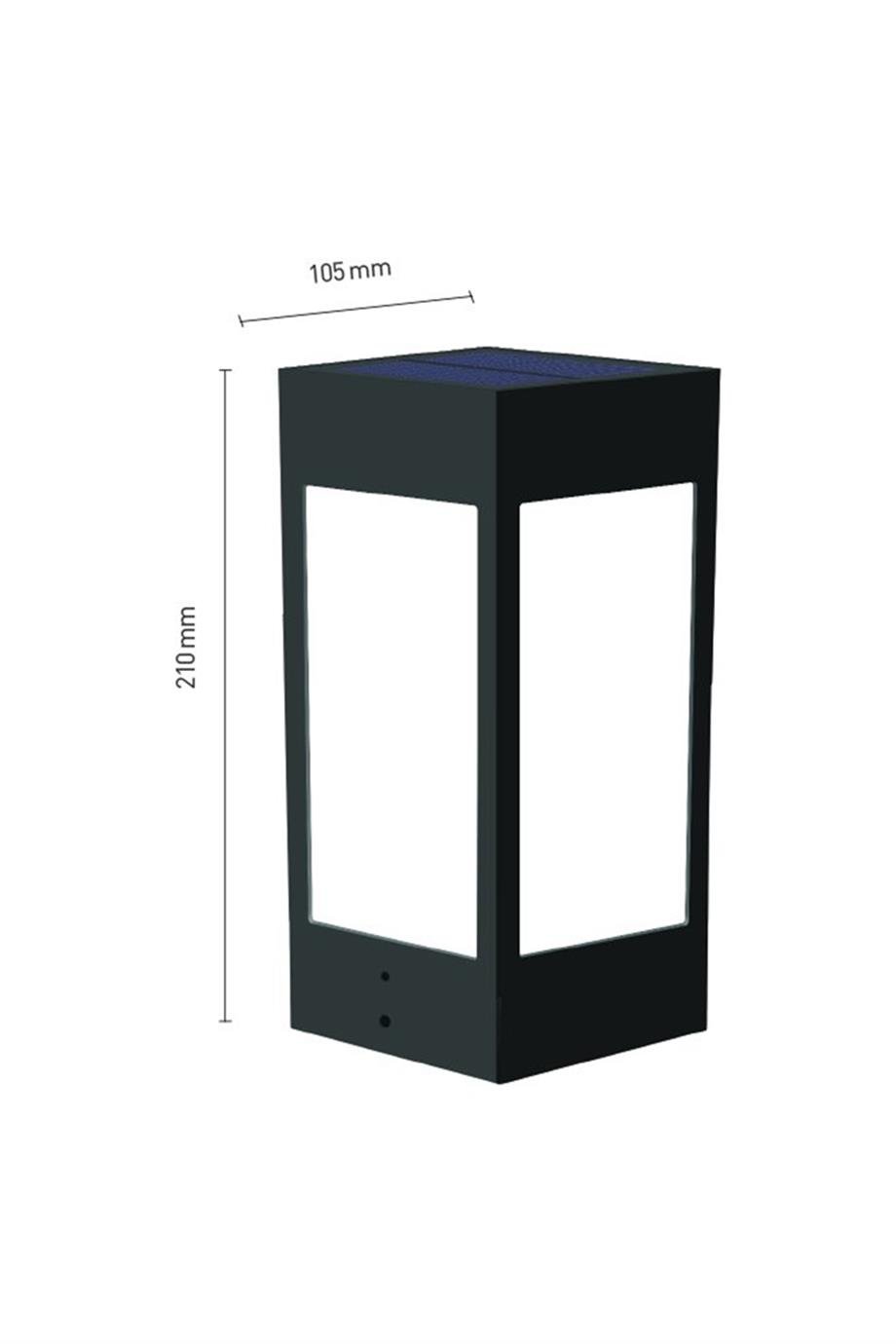 Solar Ürünler 10W Solar Fonksiyonel Bahçe Armatürü 10W Solar Fonksiyonel Bahçe Armatürü