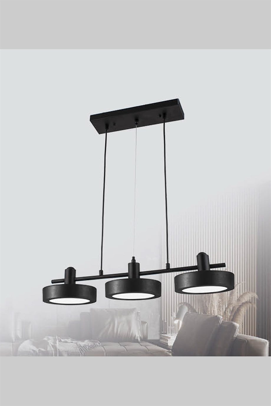 11001-3 Blk Ledli Avize