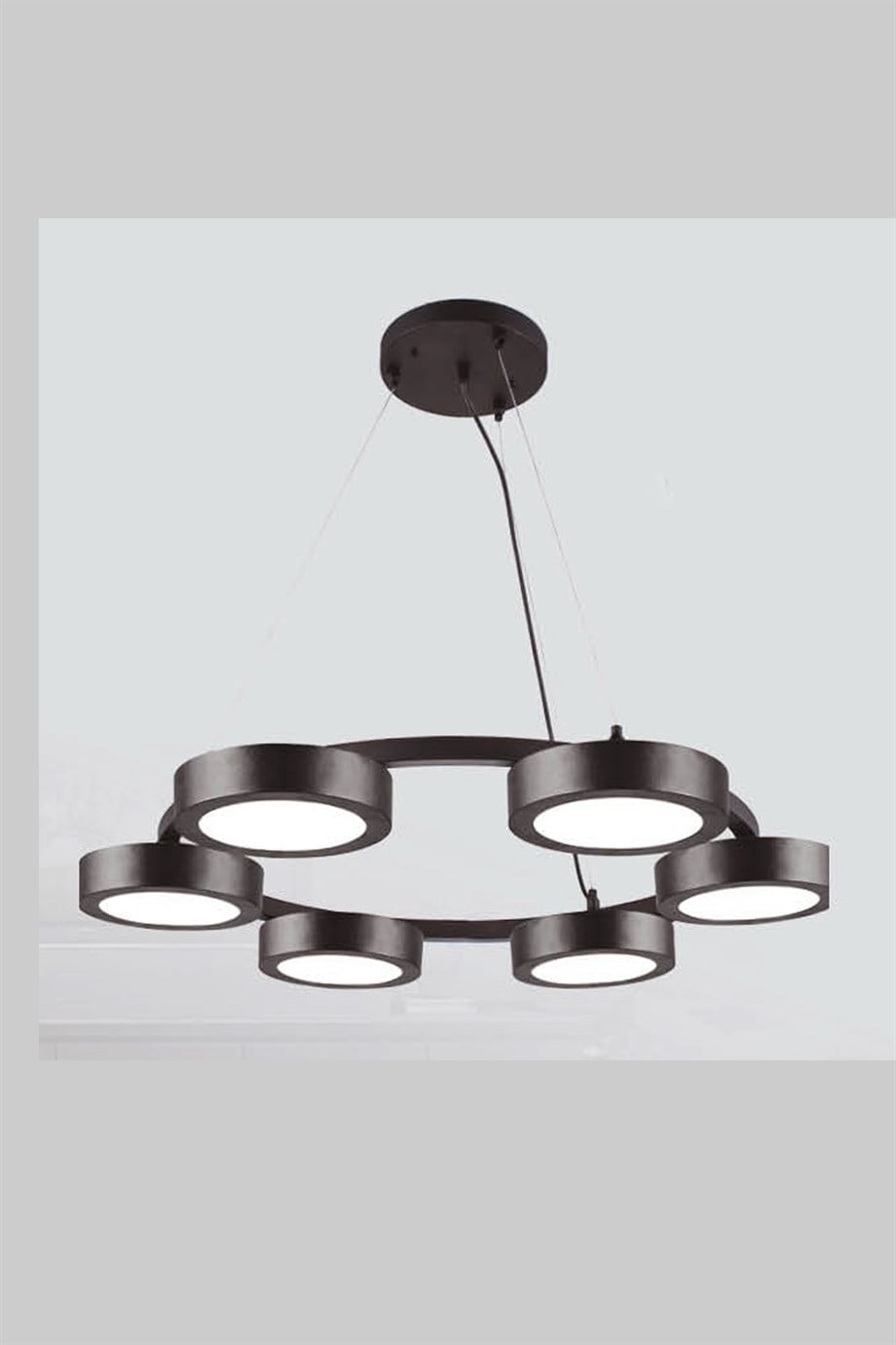 11005-6 Blk Ledli Avize