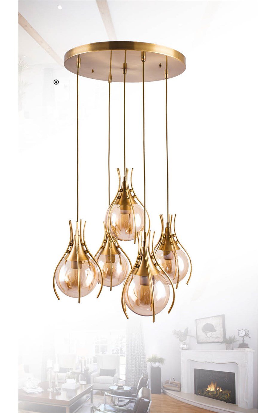 12055-5 Esk Sarkıt Avize