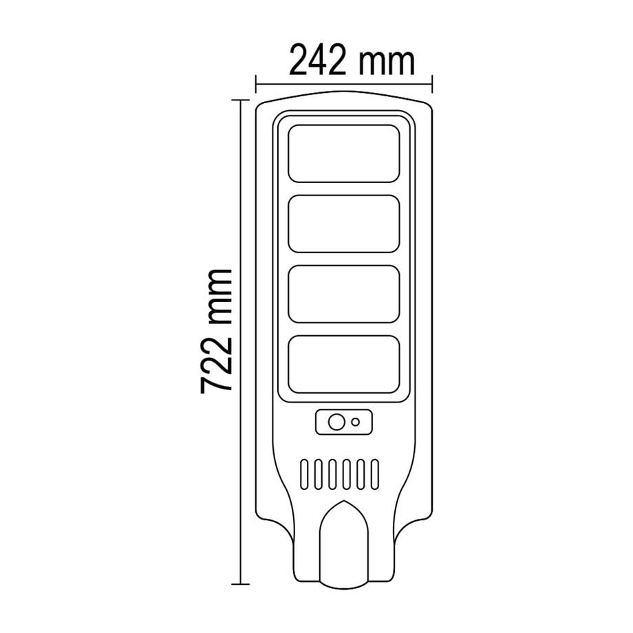 Solar Ürünler 15W Solar Alev Efektli Meşale - Lambasan 140W Solar Sokak Lambası