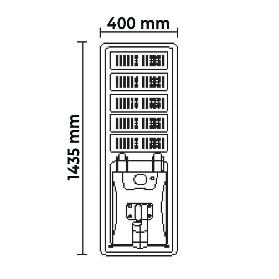 Solar Ürünler 15W Solar Alev Efektli Meşale - Lambasan 500W Solar Sokak Armatürü