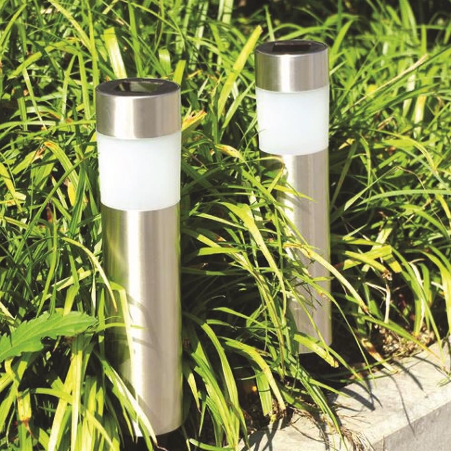 Solar Ürünler 3W Solar Camlı Çim Armatürü - Lambasan 3W Solar Metal Çim Armatürü
