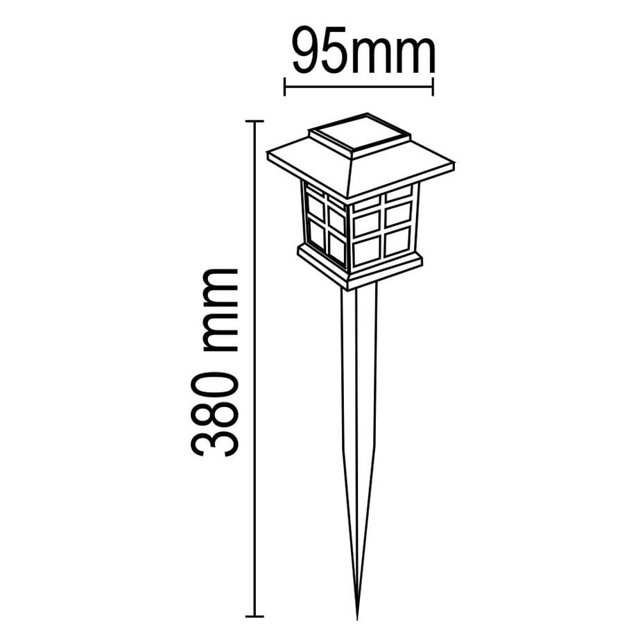 Solar Ürünler 3W Solar Camlı Çim Armatürü - Lambasan 5W Solar Çim Armatürü