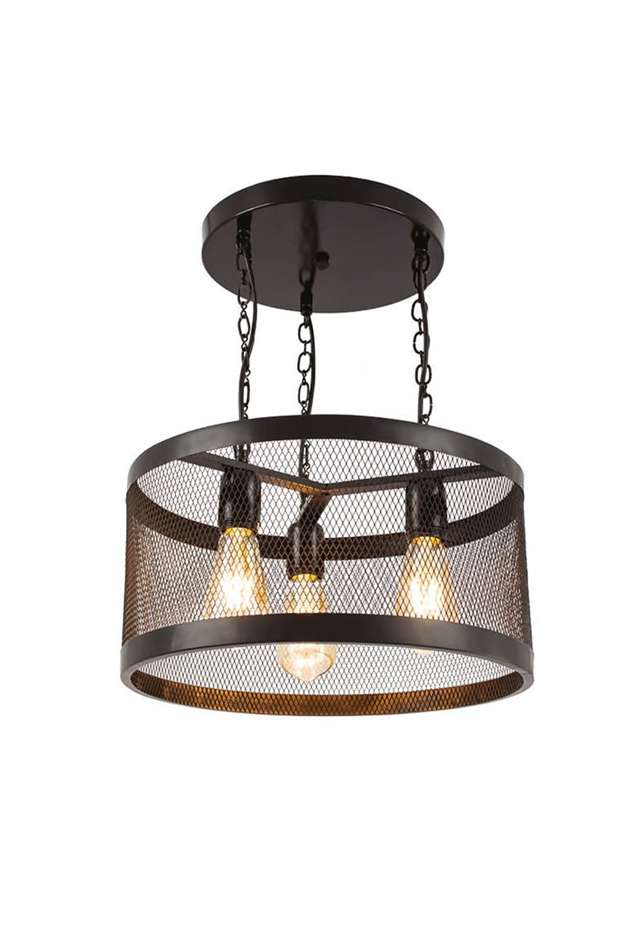 8670-3-Blk-Retro Sarkıt Avize