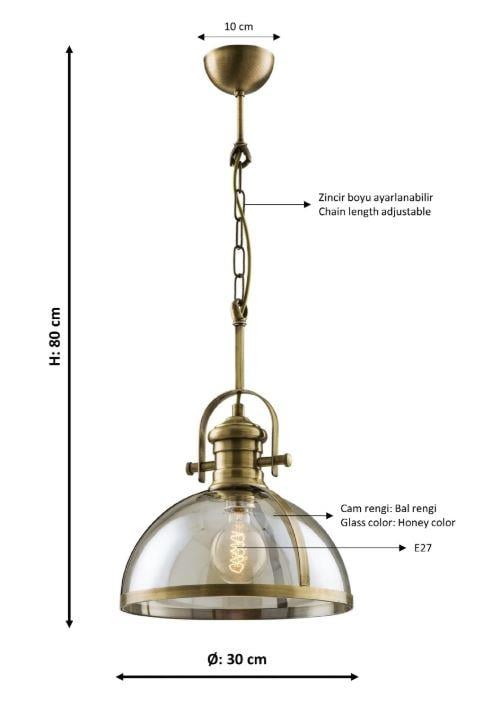 Tekli Avize Eskitme Kaplamalı Modern Avize Lambasan Eskitme Kaplamalı Modern Avize