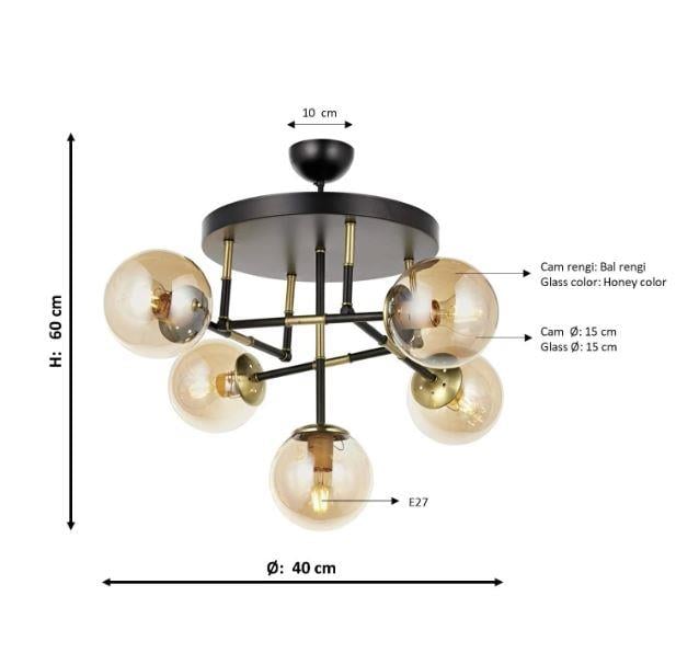 Modern Avize Eskitme/Siyah Kaplama Modern Avize Lambasan Eskitme/Siyah Kaplama Modern Avize