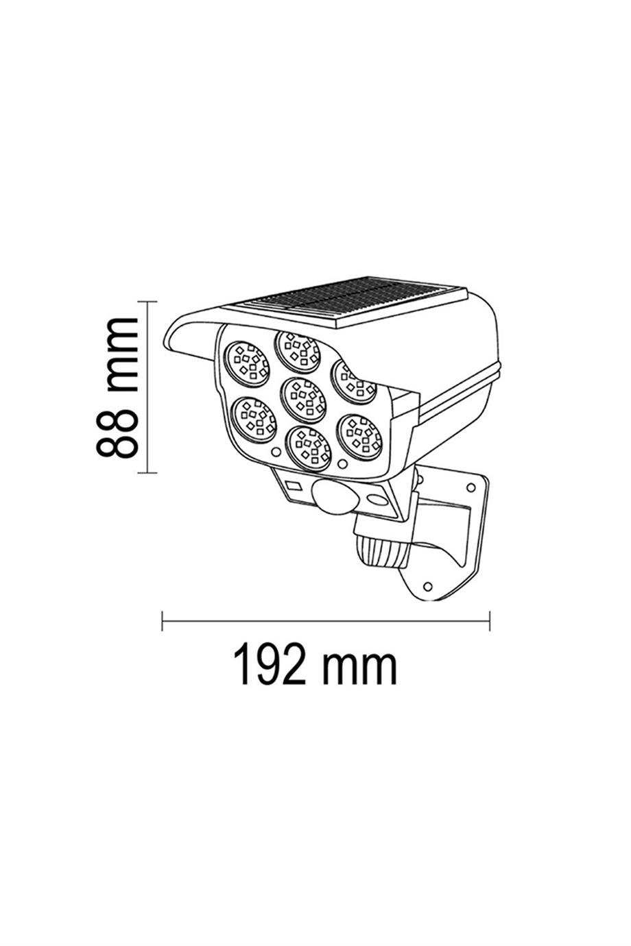Solar Aydınlatma Ürünleri Kamera Tipi 21W Solar Aydınlatma Armatürü  Kamera Tipi 21W Solar Aydınlatma Armatürü 