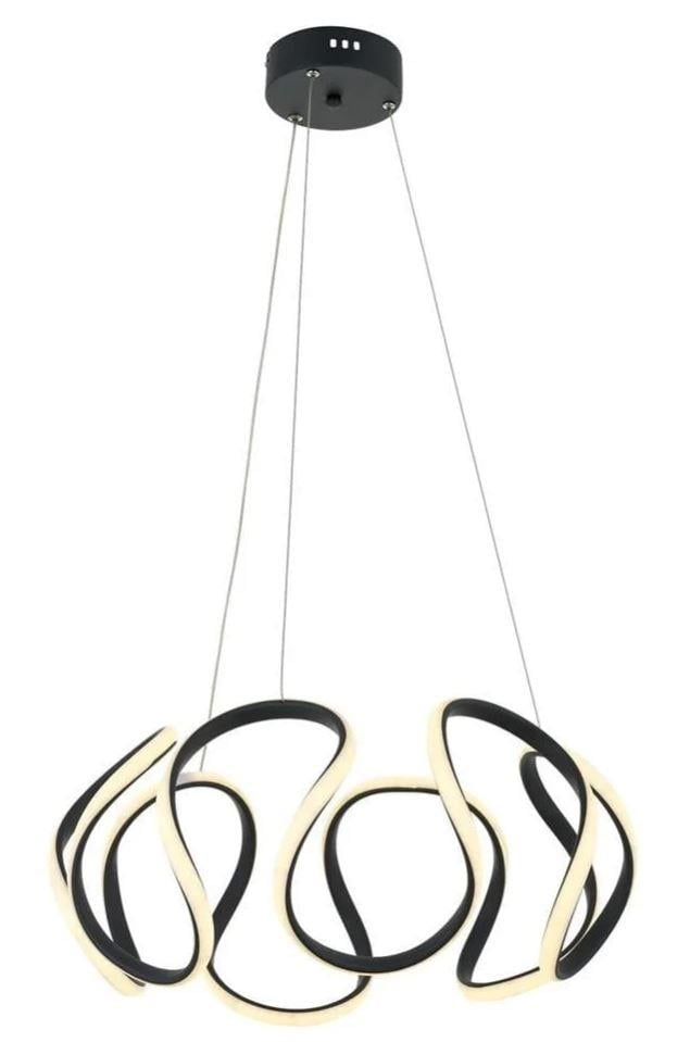 Ledli Avize  Koyu Gri Ledli Avize Lambasan Koyu Gri Ledli Avize