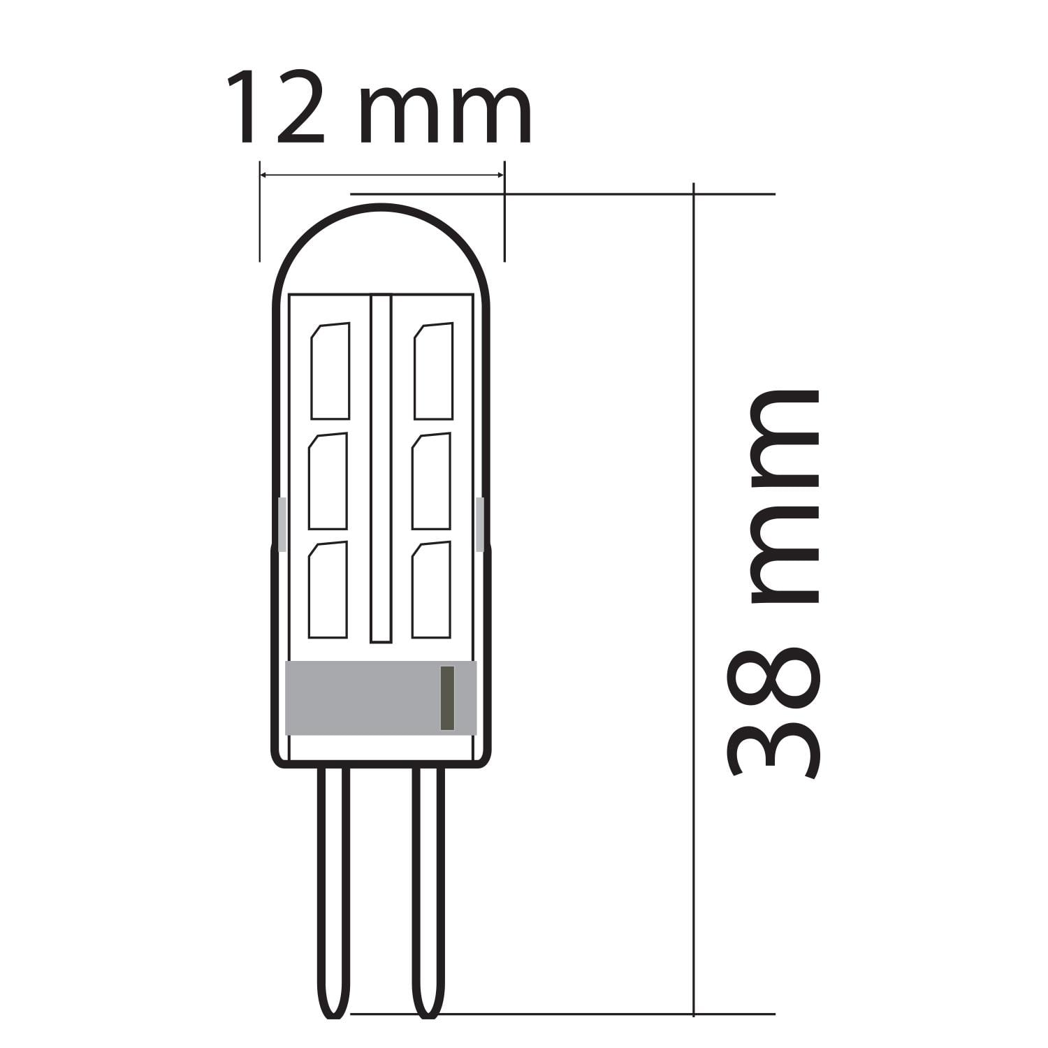 Led Ampuller MICRO 3 - 3W LED KAPSÜL MICRO 3 - 3W LED KAPSÜL-5Lİ