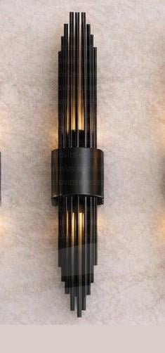 Led Aplik Modern Siyah LED Duvar Apliği | Dekoratif Lineer Duvar Aplik Modeli Modern Siyah LED Lineer Duvar Apliği 