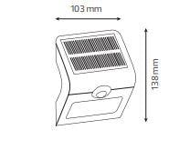 Bahçe Aydınlatma Ürünleri SİRİUS 1 - 1W SOLAR LED ARMATÜR SİRİUS 1 - 1W SOLAR LED ARMATÜR