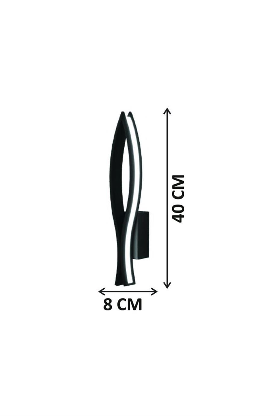 Linear Duvar Aplikleri Sıva Üstü Satürn - Lambasan 15 Watt Linear Duvar Apliği