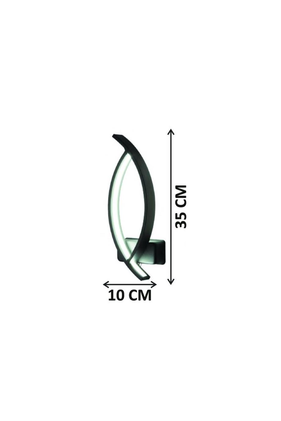 Linear Duvar Aplikleri Sıva Üstü Satürn - Lambasan 16 Watt Linear Duvar Apliği