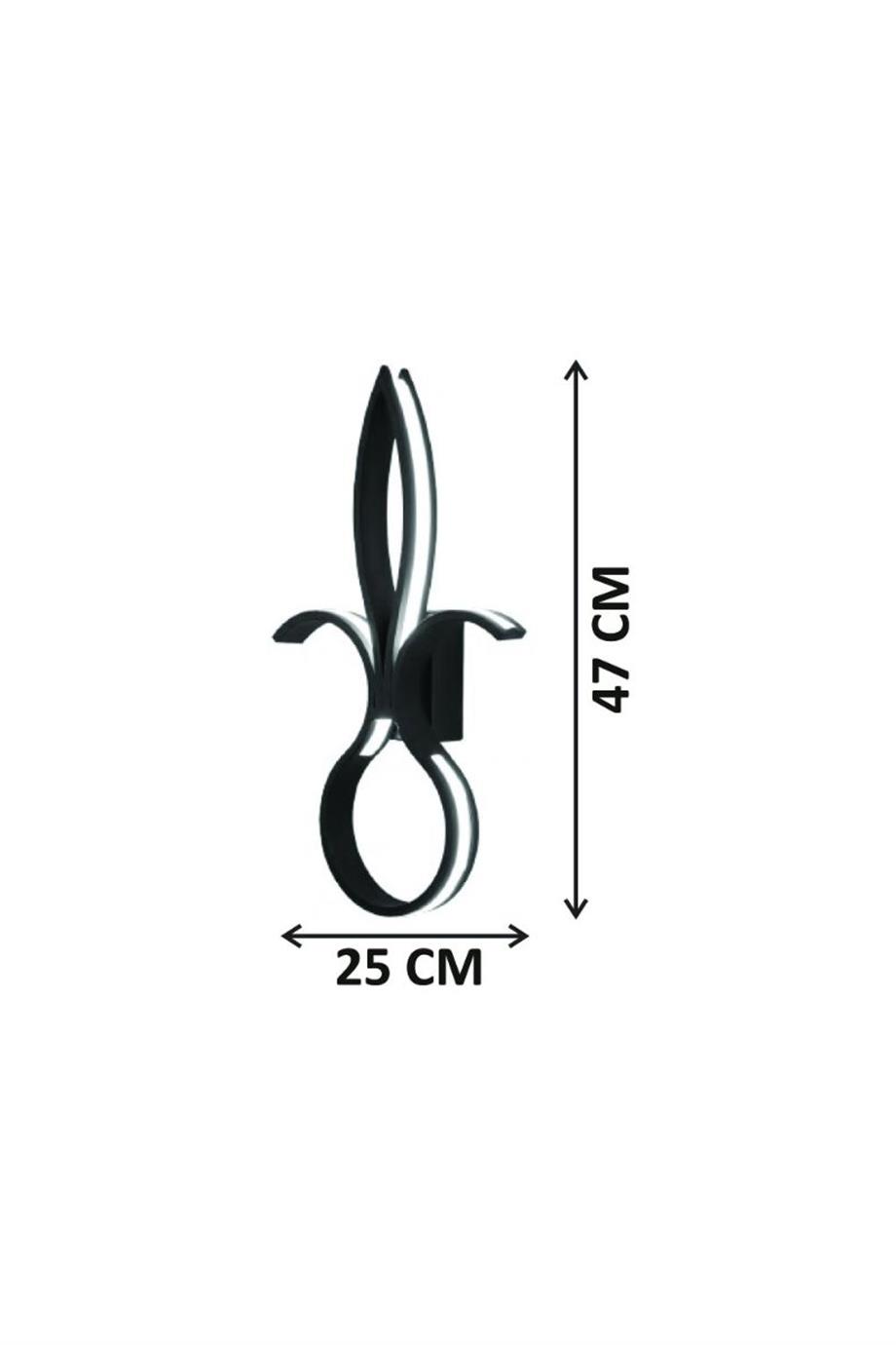 Linear Duvar Aplikleri Sıva Üstü Satürn - Lambasan 25 Watt Linear Duvar Apliği