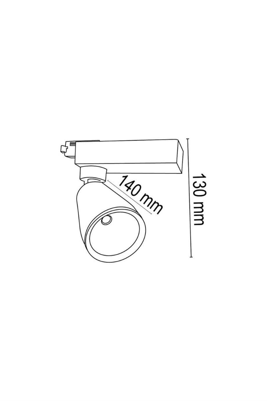 Ray Spotlar Sıva Üstü Satürn - Lambasan Ray Spot