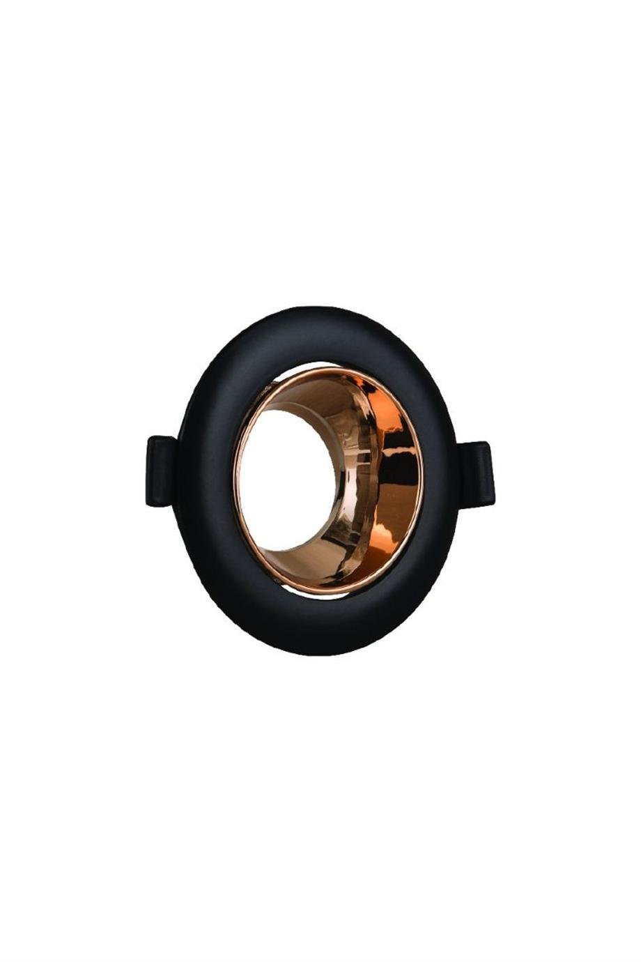 PC Dekoratif Spot Kasalar Sıva Üstü Satürn - Lambasan Siyah-Gold PC Dekoratif Spot Kasa