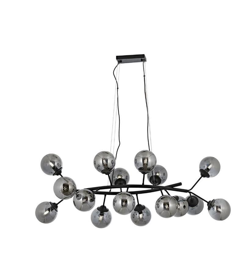 Modern Avize Siyah Boyalı Modern Avize Lambasan Siyah Boyalı Modern Avize