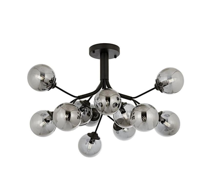 Modern Avize Siyah Boyalı Modern Avize Lambasan Siyah Boyalı Modern Avize