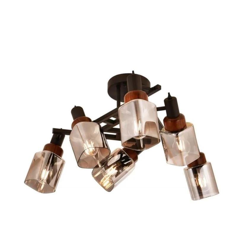 Plafonyer Avize Siyah Boyalı Plafonyer Avize Lambasan Siyah Boyalı Plafonyer Avize