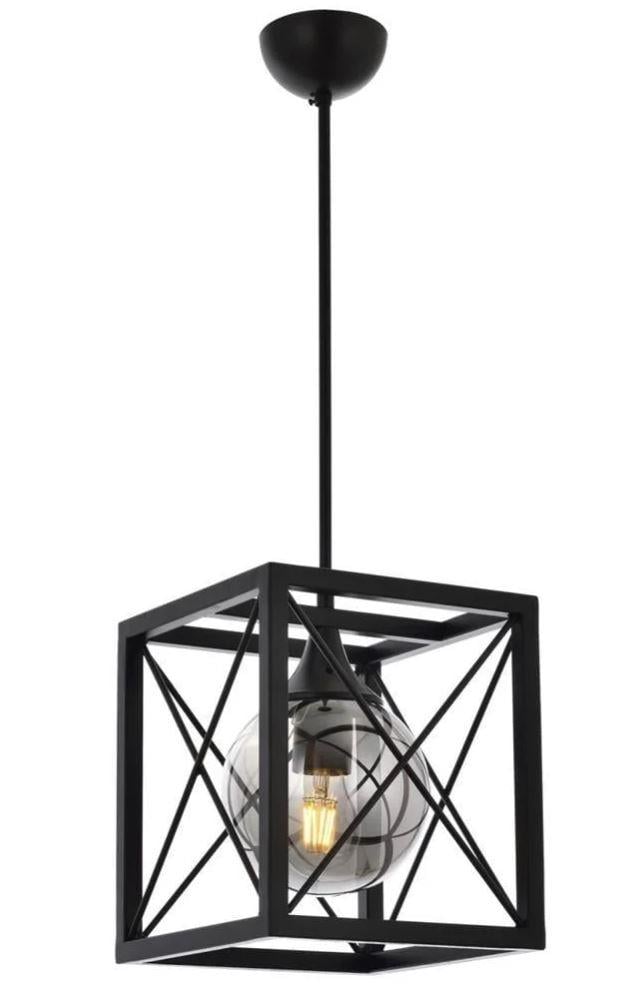 Sarkıt Avize Siyah Boyalı Tekli Sarkıt Siyah Boyalı Tekli Sarkıt