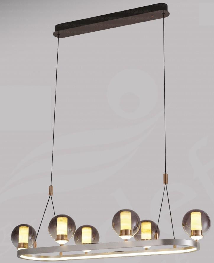 Modern Avize Siyah Kaplama Modern Avize 6lı Siyah Kaplama Modern Avize 6lı