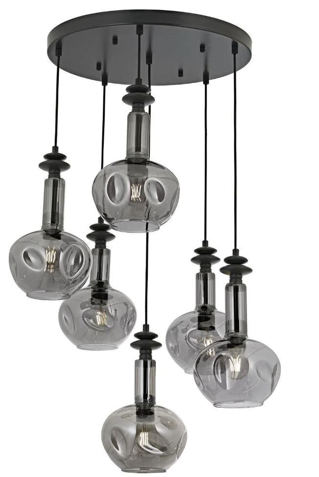 Modern Avize Siyah Kaplama Modern Avize Lambasan Siyah Kaplama Modern Avize