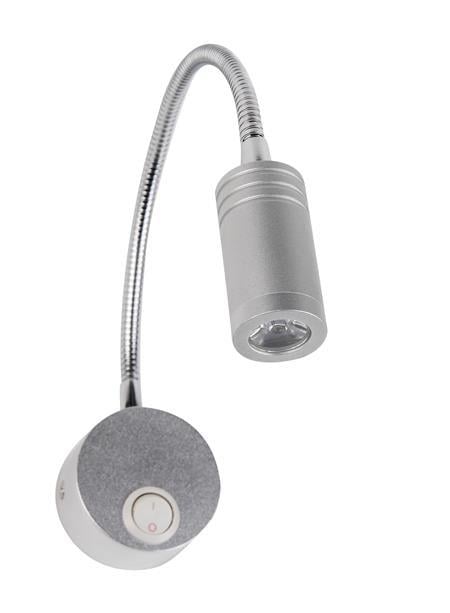 Led Aplik TURNA - 3W LED OKUMA ARMATÜR TURNA - 3W LED OKUMA ARMATÜR-SİYAH/GÜMÜŞ