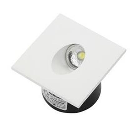 Cam Spotlar ZÜMRÜT BEYAZ-SİYAH-KROM - 3W LED GÖMME ARMATÜR ZÜMRÜT BEYAZ-SİYAH-MAT KROM - 3W LED GÖMME ARMATÜR