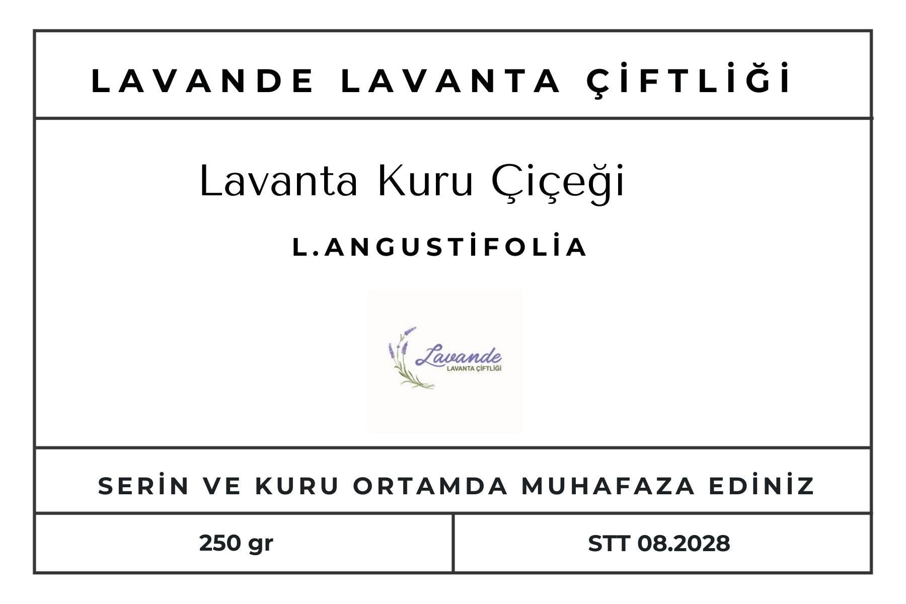 Lavanta Kuru Çiçeği 250 Gr. (2025 YENİ SEZON)