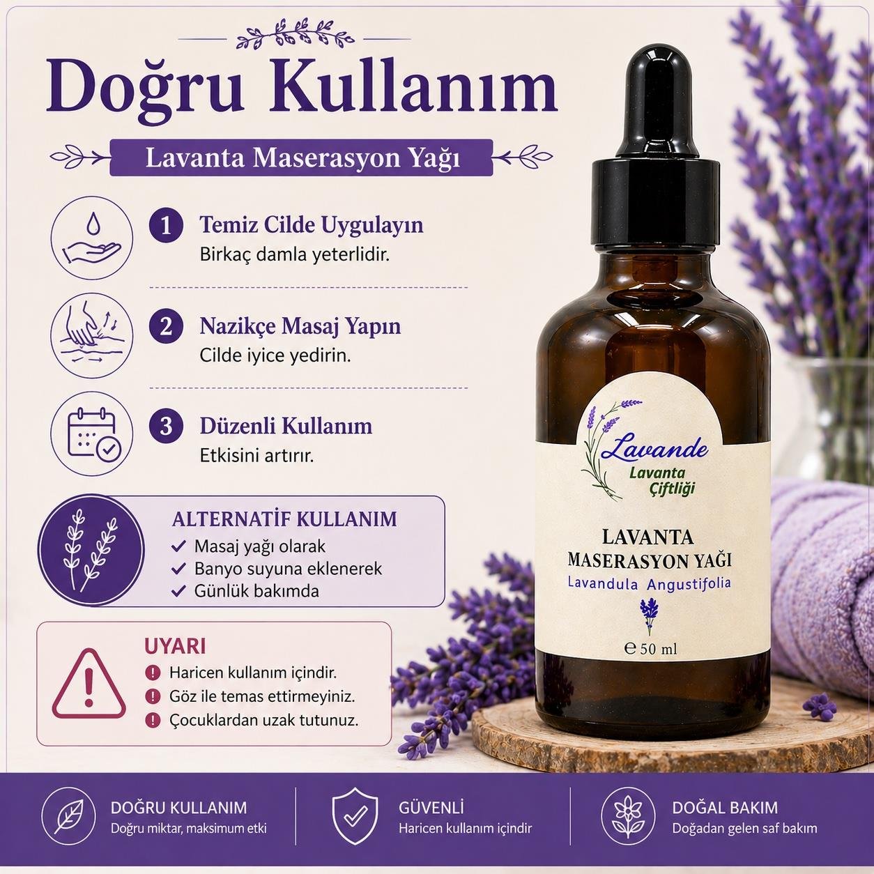 Lavanta Masaj Yağı-50ml