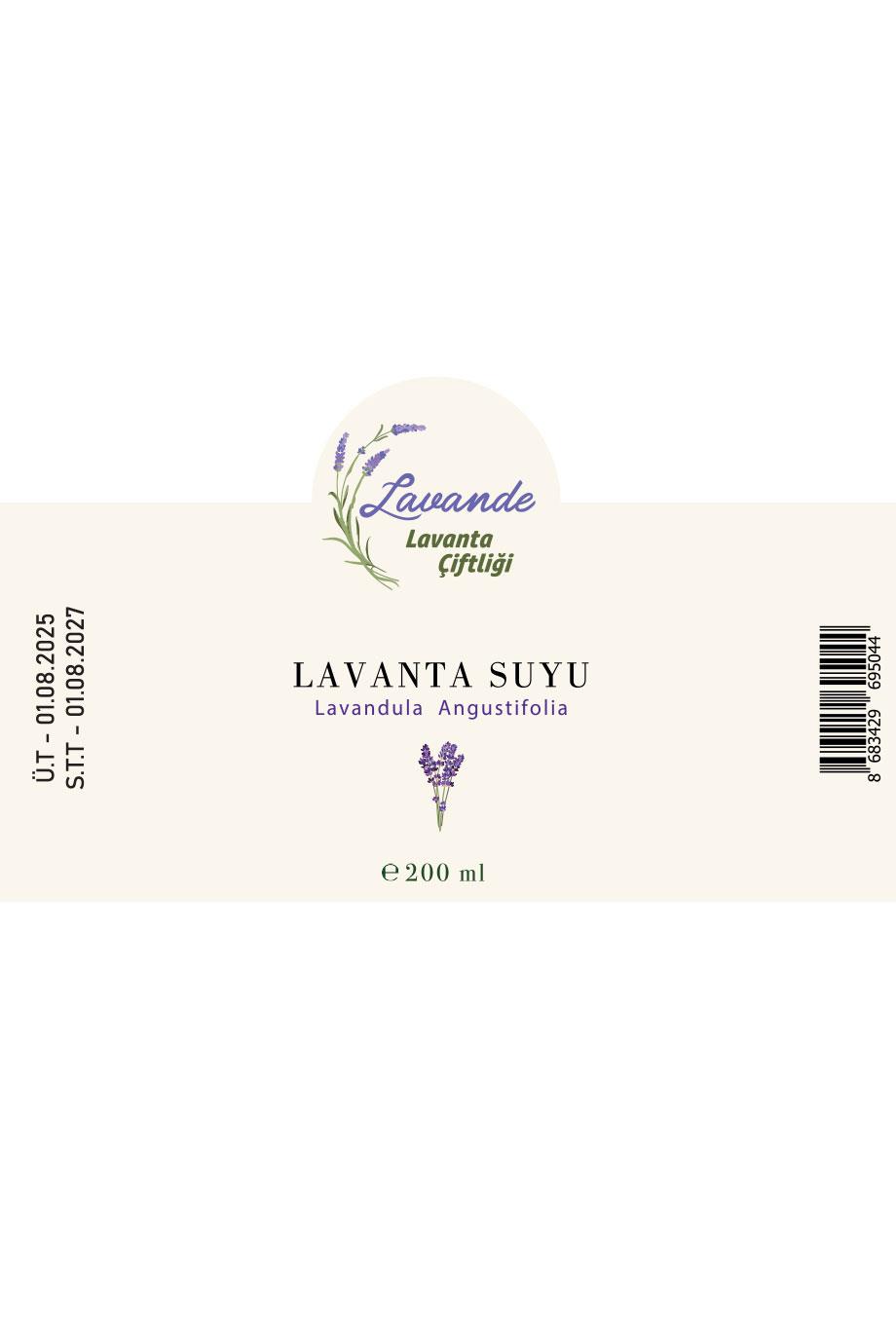 Lavanta Suyu (L. Angustifolia) 200ml-Sprey