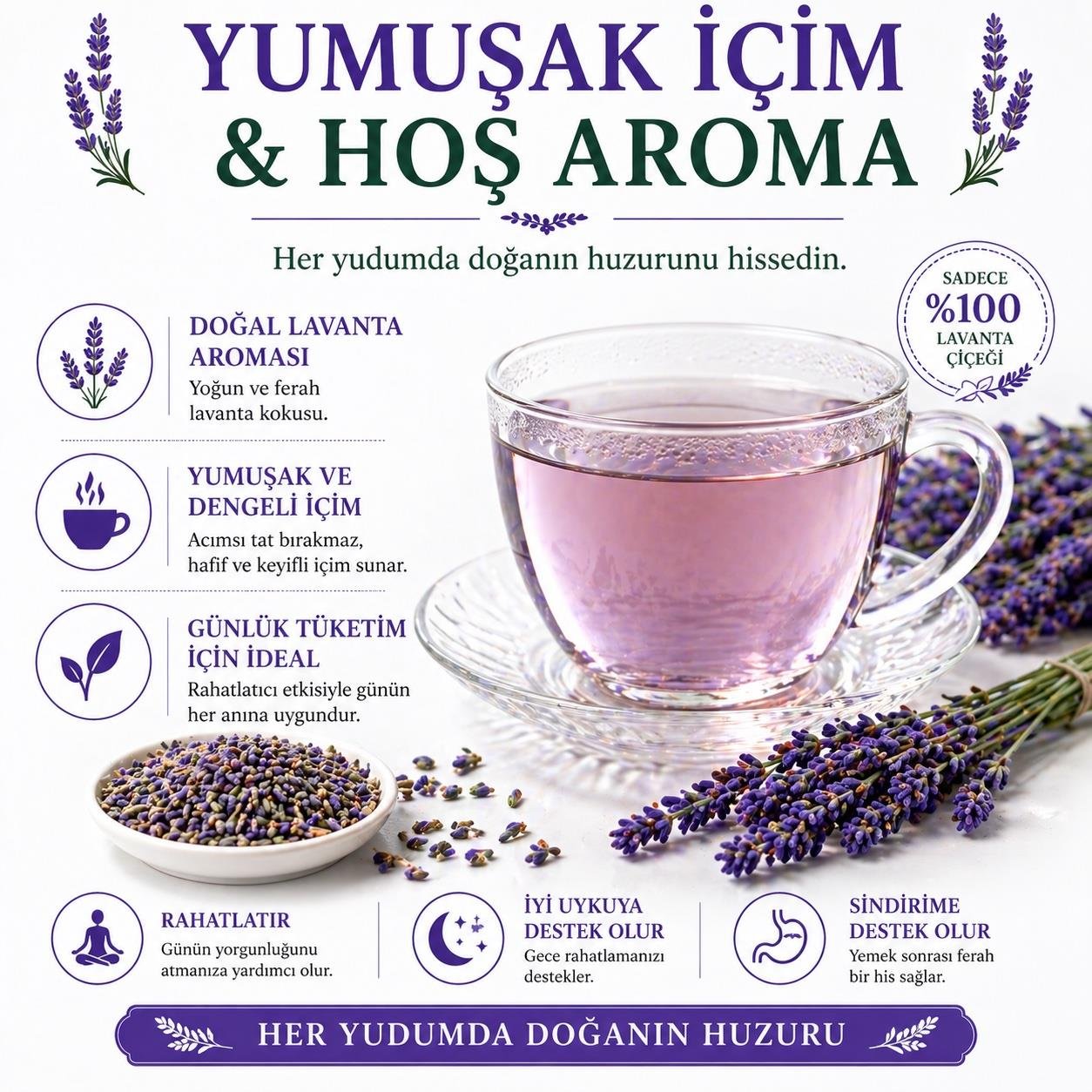 Lavanta Tomurcuk Çayı-70 gr. (2025 YENİ SEZON)