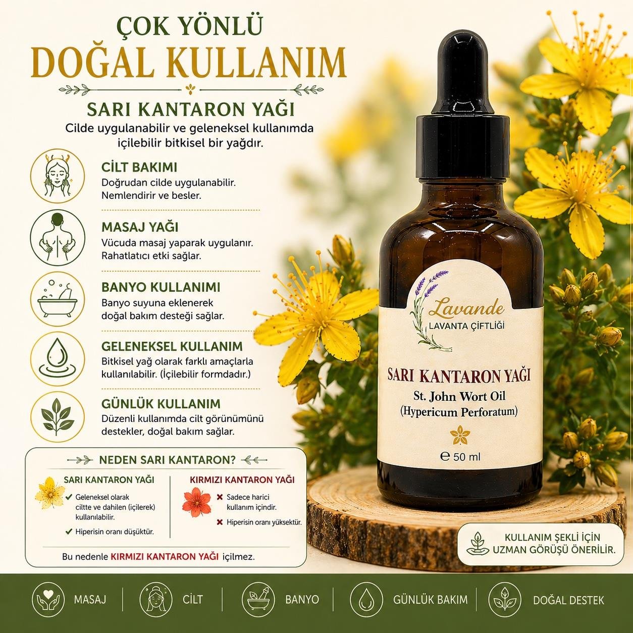 Sarı Kantaron Yağı 50 ml