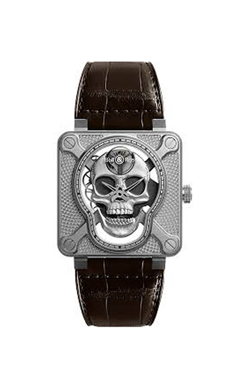 Bell Ross BR01.SKULL.SK.ST Scull Erkek Kol Saati