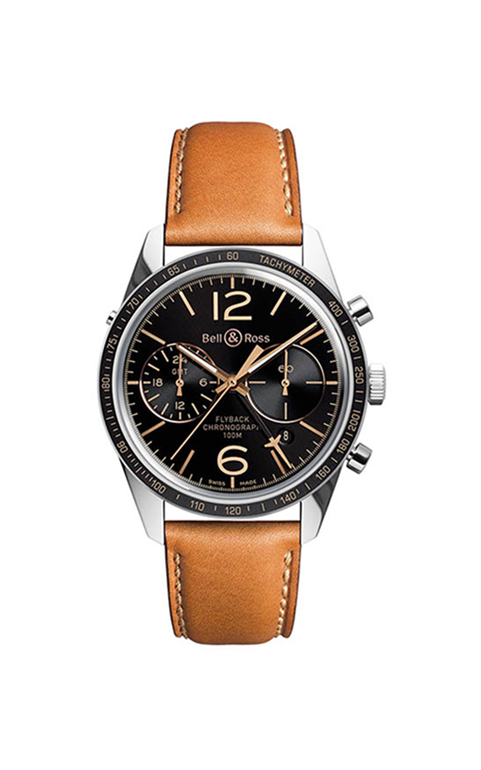 Bell Ross BRV126.FLY.GM.T.SCA Vintage Erkek Kol Saati