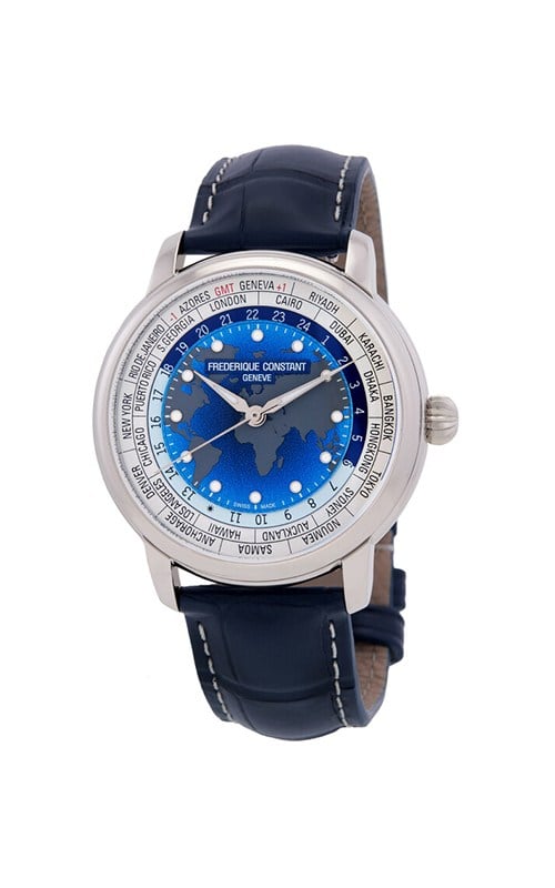 Frederique Constant FC.719BLW3H6 Classic Worldtimer Erkek Kol Saati