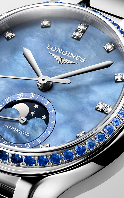 Longines L8.126.0.97.2 Moonphase Kadın Kol Saati
