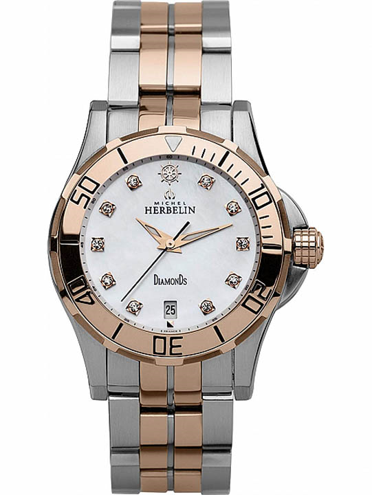 Michel Herbelin 12591-TR89B Newport Yacht Club Kadın Kol Saati