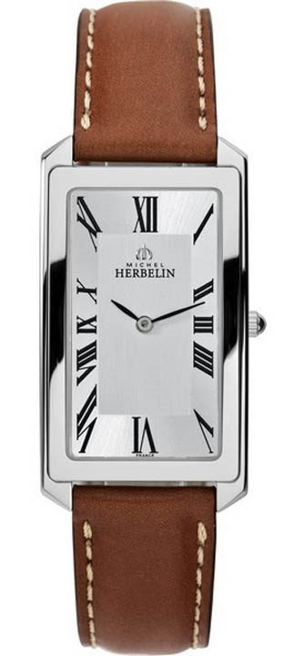 Michel Herbelin 17472-01GO Rettangolo Kadın Kol Saati